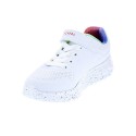 Zapatillas Skechers zapatos Niña modelo Uno Lite Blanco Velcro