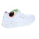 Zapatillas Skechers zapatos Niña modelo Uno Lite Blanco Velcro