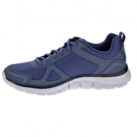 Zapatillas Skechers zapatos Hombre modelo Track Azul 