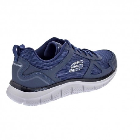 Zapatillas Skechers zapatos Hombre modelo Track Azul 