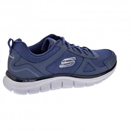 Zapatillas Skechers zapatos Hombre modelo Track Azul 