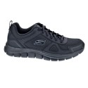 Zapatillas Skechers zapatos Hombre modelo Track Negro Cordón
