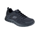 Zapatillas Skechers zapatos Hombre modelo Track Negro Cordón