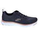 Zapatillas Skechers zapatos Mujer modelo Flex Appeal Negro 