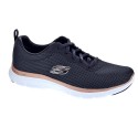 Zapatillas Skechers zapatos Mujer modelo Flex Appeal Negro 
