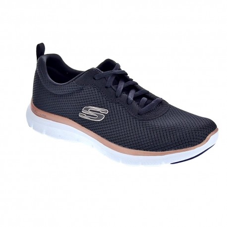 Zapatillas Skechers zapatos Mujer modelo Flex Appeal Negro 