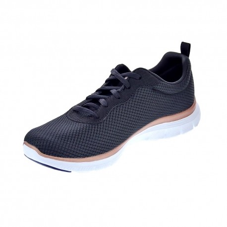 Zapatillas Skechers zapatos Mujer modelo Flex Appeal Negro 
