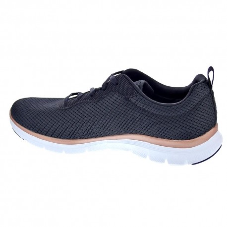 Zapatillas Skechers zapatos Mujer modelo Flex Appeal Negro 