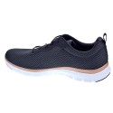 Zapatillas Skechers zapatos Mujer modelo Flex Appeal Negro 