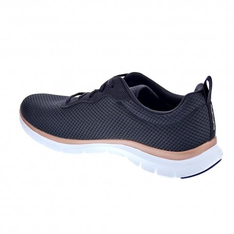 Zapatillas Skechers zapatos Mujer modelo Flex Appeal Negro 