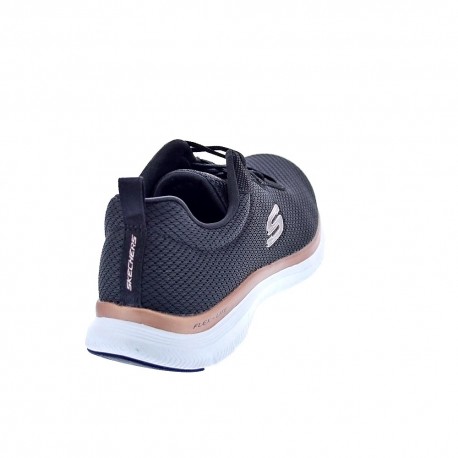 Zapatillas Skechers zapatos Mujer modelo Flex Appeal Negro 