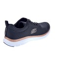 Zapatillas Skechers zapatos Mujer modelo Flex Appeal Negro 