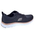 Zapatillas Skechers zapatos Mujer modelo Flex Appeal Negro 