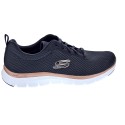 Zapatillas Skechers zapatos Mujer modelo Flex Appeal Negro 
