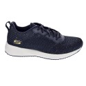 Zapatillas Skechers zapatos Mujer modelo Bobs Squad Negro 