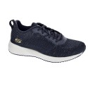Zapatillas Skechers zapatos Mujer modelo Bobs Squad Negro 
