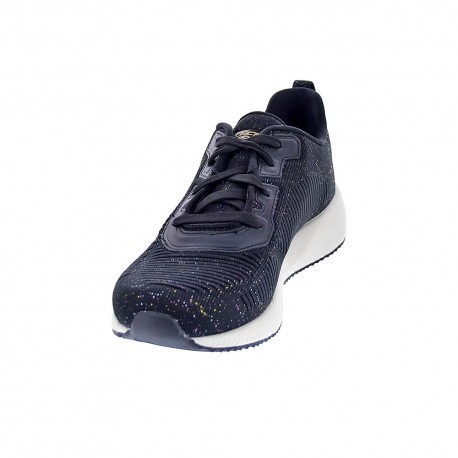 Zapatillas Skechers zapatos Mujer modelo Bobs Squad Negro 