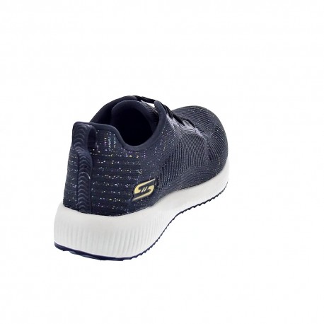 Zapatillas Skechers zapatos Mujer modelo Bobs Squad Negro 