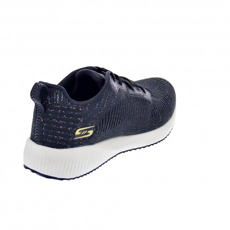 Zapatillas Skechers zapatos Mujer modelo Bobs Squad Negro 