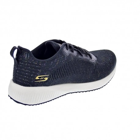 Zapatillas Skechers zapatos Mujer modelo Bobs Squad Negro 