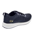 Zapatillas Skechers zapatos Mujer modelo Bobs Squad Negro 