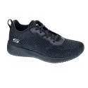 Zapatillas Skechers zapatos Mujer modelo Bobs Squad Negro 