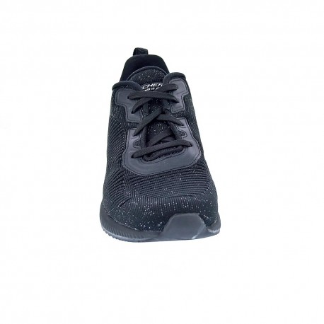 Zapatillas Skechers zapatos Mujer modelo Bobs Squad Negro 