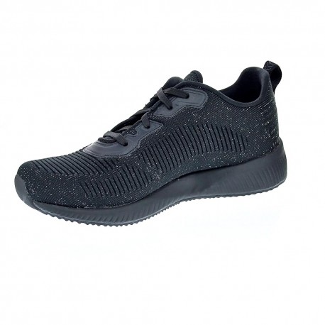Zapatillas Skechers zapatos Mujer modelo Bobs Squad Negro 