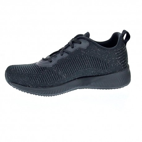 Zapatillas Skechers zapatos Mujer modelo Bobs Squad Negro 