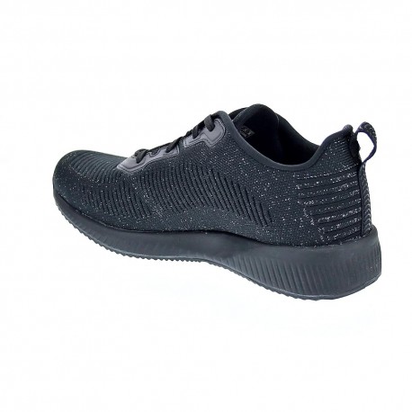 Zapatillas Skechers zapatos Mujer modelo Bobs Squad Negro 