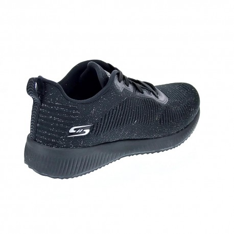 Zapatillas Skechers zapatos Mujer modelo Bobs Squad Negro 