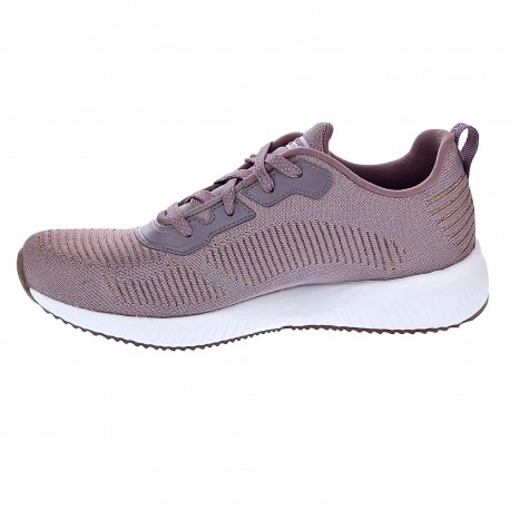 Zapatillas Skechers zapatos Mujer modelo Bobs Squad Violeta 
