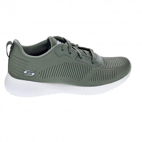 Zapatillas Skechers zapatos Mujer modelo Bobs Squad Verde 