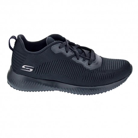 Zapatillas Skechers zapatos Mujer modelo Bobs Sqaud Negro 