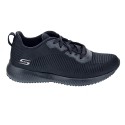 Zapatillas Skechers zapatos Mujer modelo Bobs Sqaud Negro 