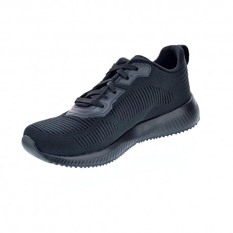 Zapatillas Skechers zapatos Mujer modelo Bobs Sqaud Negro 
