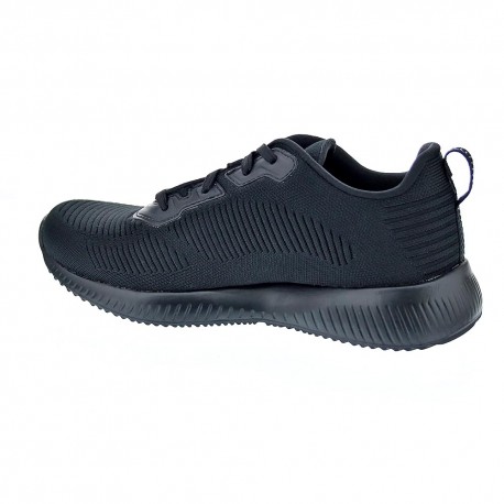 Zapatillas Skechers zapatos Mujer modelo Bobs Sqaud Negro 