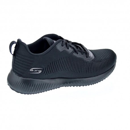 Zapatillas Skechers zapatos Mujer modelo Bobs Sqaud Negro 