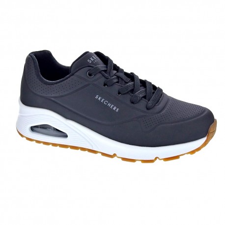 Zapatillas Skechers zapatos Mujer modelo Uno Negro 