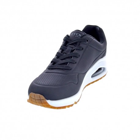 Zapatillas Skechers zapatos Mujer modelo Uno Negro 