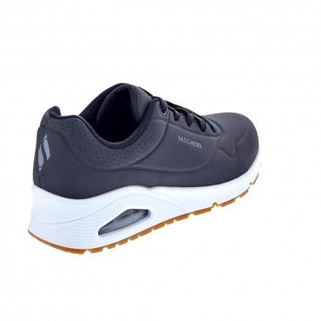 Zapatillas Skechers zapatos Mujer modelo Uno Negro 