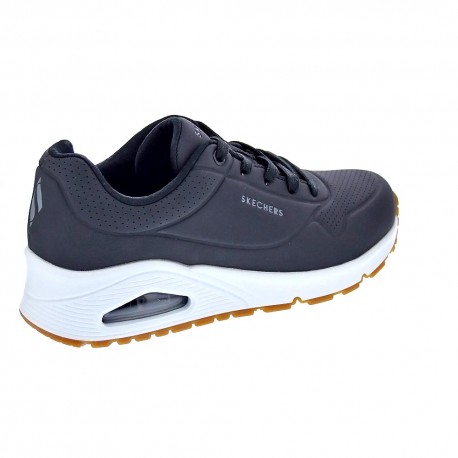 Zapatillas Skechers zapatos Mujer modelo Uno Negro 