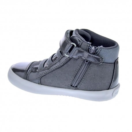 Botines Geox zapatos Niña modelo Gisli Gris 