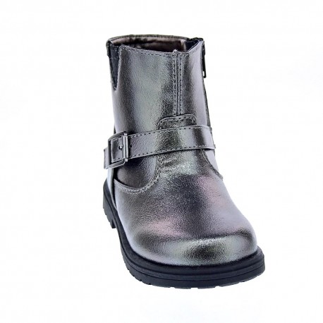 Botines Asso zapatos Niña modelo AG12711 Plata 