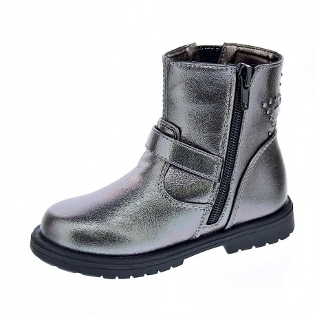 Botines Asso zapatos Niña modelo AG12711 Plata 