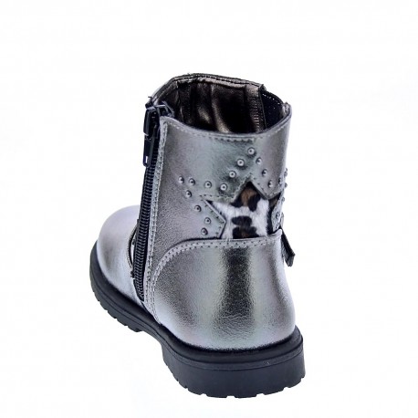 Botines Asso zapatos Niña modelo AG12711 Plata 