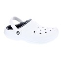 Zuecos Crocs zapatos Mujer modelo Classic Lined Clog Blanco 