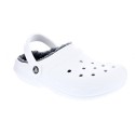 Zuecos Crocs zapatos Mujer modelo Classic Lined Clog Blanco 