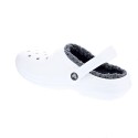 Zuecos Crocs zapatos Mujer modelo Classic Lined Clog Blanco 
