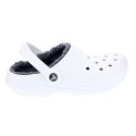 Zuecos Crocs zapatos Mujer modelo Classic Lined Clog Blanco 